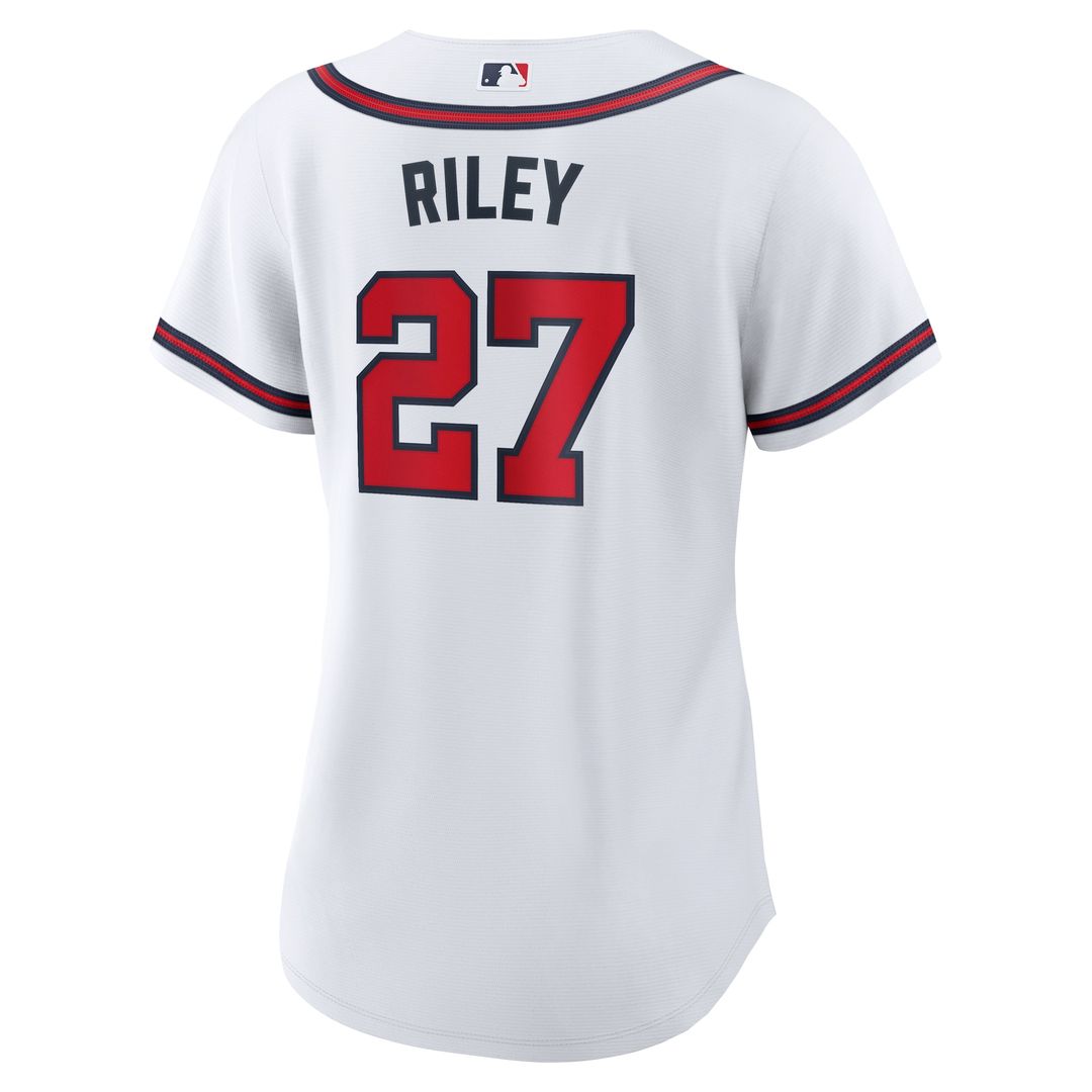 Atlanta Braves Austin Riley Nike Women's Home Replica Jersey - White Team Jersey Sports Fan Apparel