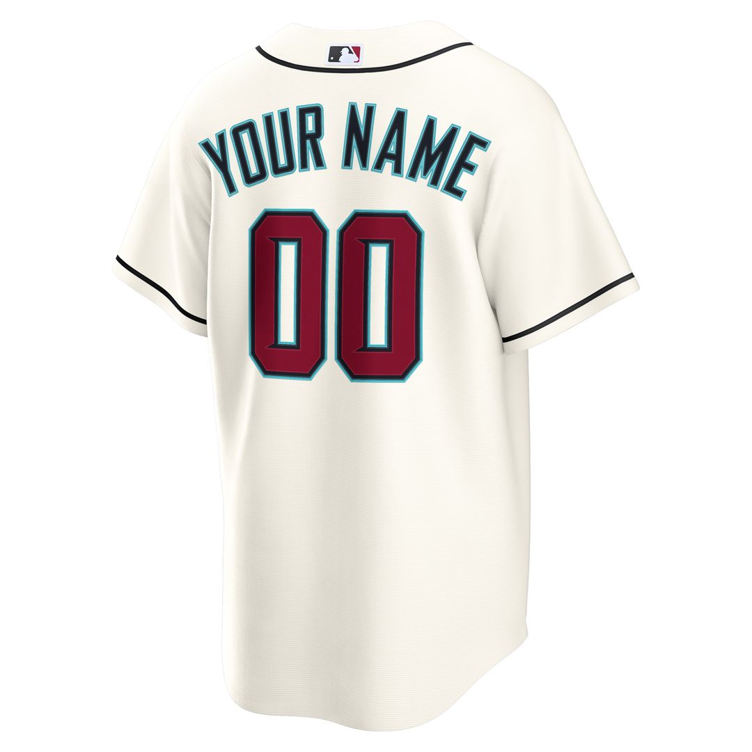 Arizona Diamondbacks Nike Home Custom Replica Jersey - Cream Team Jersey Sports Fan Apparel