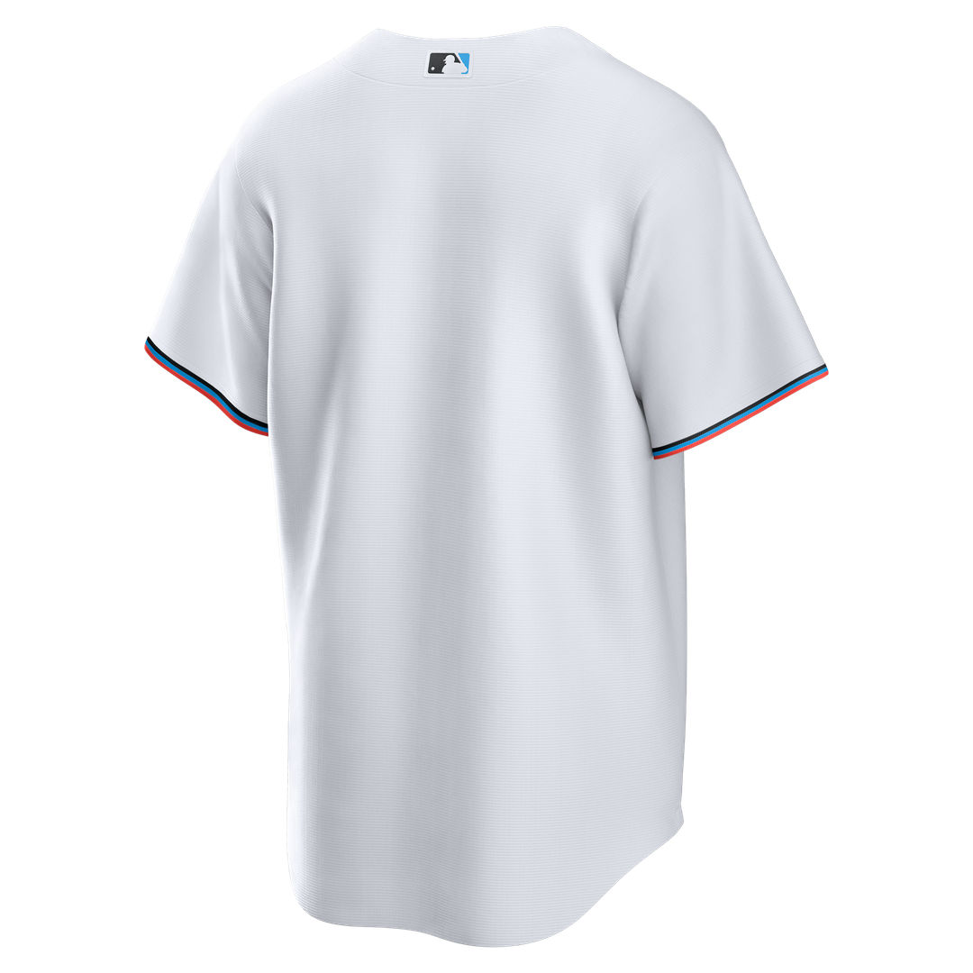 Miami Marlins Nike Home Big & Tall Replica Jersey - White Team Jersey Sports Fan Apparel