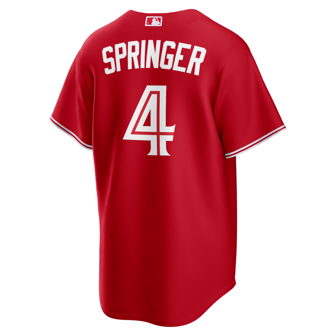 Toronto Blue Jays George Springer Nike Canada Day Replica Jersey - Red Team Jersey Sports Fan Apparel