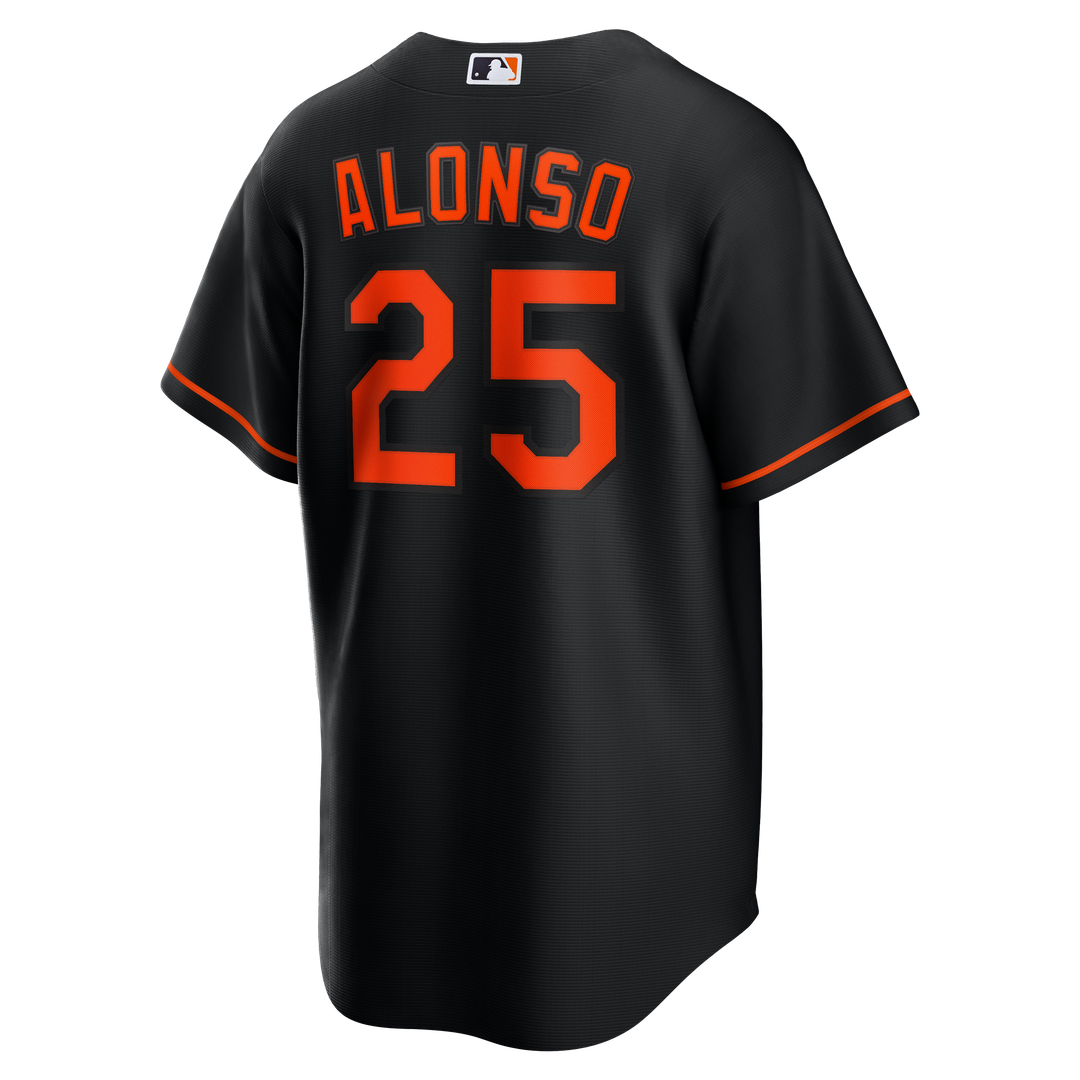 Baltimore Orioles Pete Alonso Nike Alternate Replica Jersey - Black Team Jersey Sports Fan Apparel