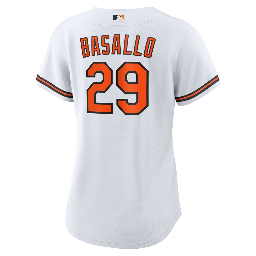 Baltimore Orioles Samuel Basallo Nike Women's Replica Player Jersey - White Team Jersey Sports Fan Apparel