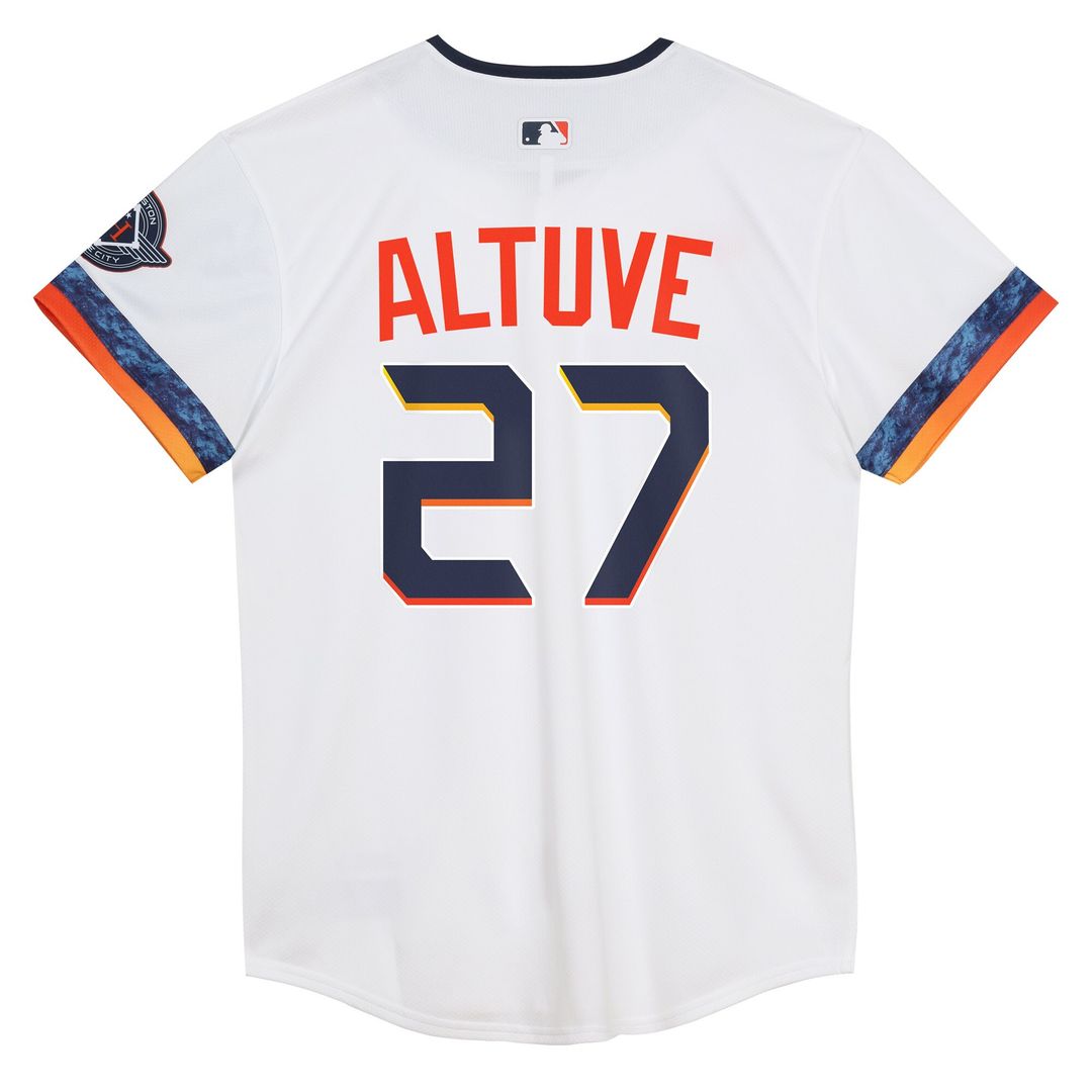 Houston Astros Jose Altuve Nike Preschool 2025 City Connect Limited Player Jersey - White Team Jersey Sports Fan Apparel