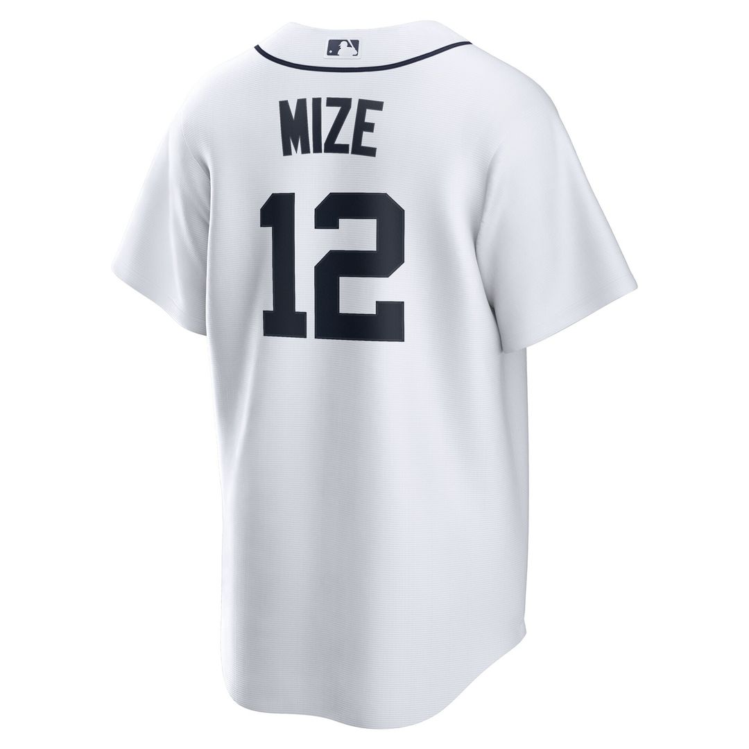 Detroit Tigers Casey Mize Nike Home Replica Jersey - White Team Jersey Sports Fan Apparel