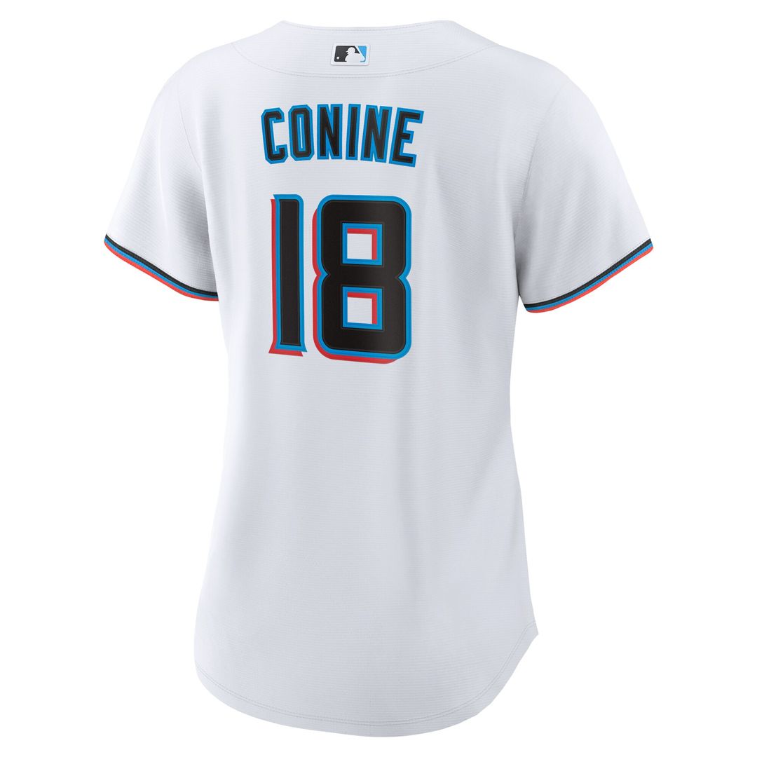 Miami Marlins Griffin Conine Nike Women's Home Replica Jersey - White Team Jersey Sports Fan Apparel