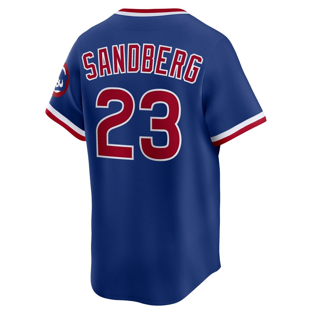 Chicago Cubs Ryne Sandberg Nike Throwback Cooperstown Limited Jersey - White Team Jersey Sports Fan Apparel
