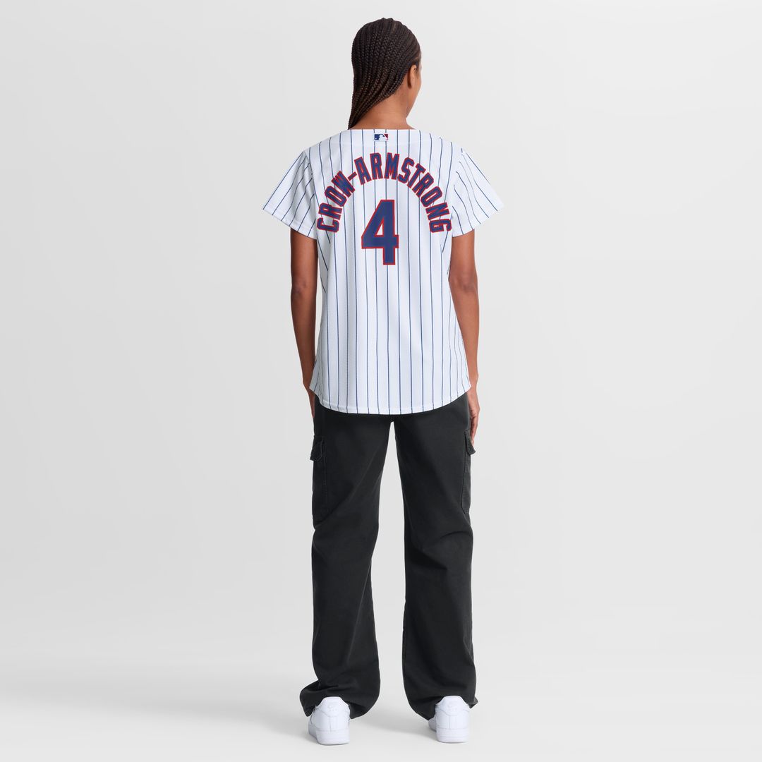 Chicago Cubs Pete Crow - Armstrong Nike Women's Home Replica Jersey - White Team Jersey Sports Fan Apparel