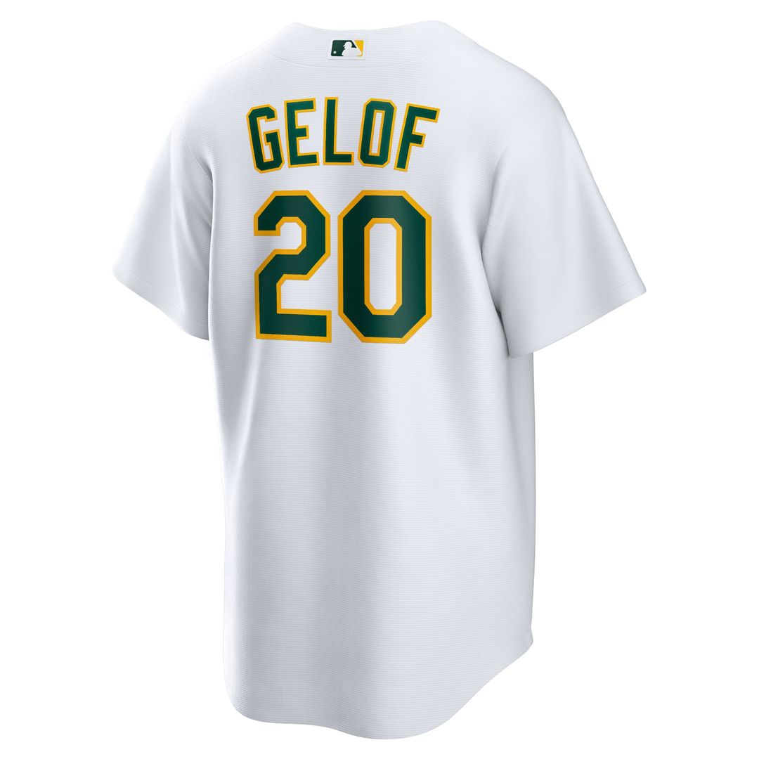 Athletics Zack Gelof Nike Home Replica Jersey - White Team Jersey Sports Fan Apparel