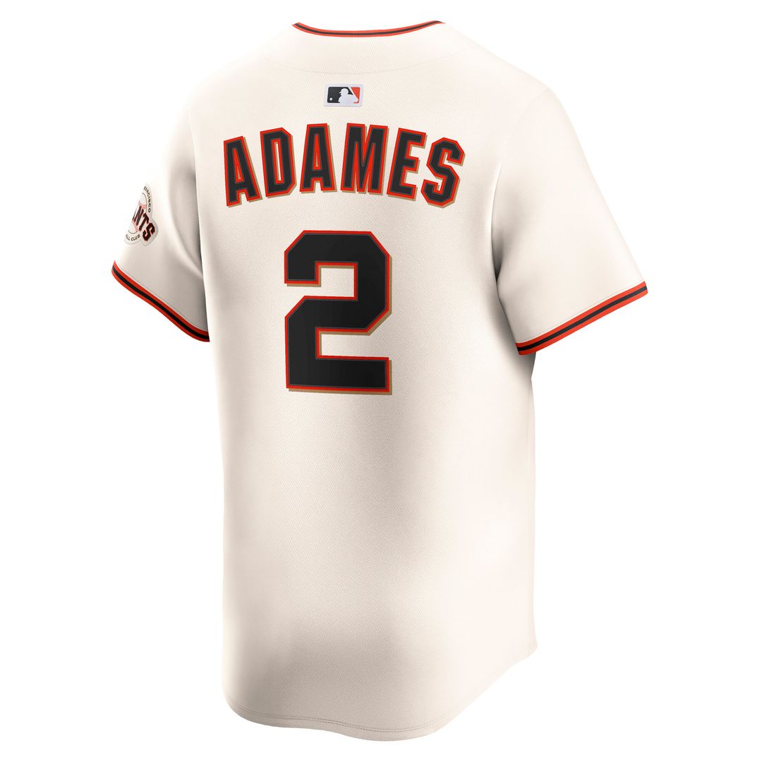 San Francisco Giants Willy Adames Nike Home Limited Player Jersey - Cream Team Jersey Sports Fan Apparel