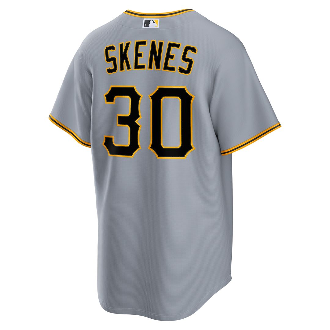 Pittsburgh Pirates Paul Skenes Nike Road Replica Jersey - Gray Team Jersey Sports Fan Apparel