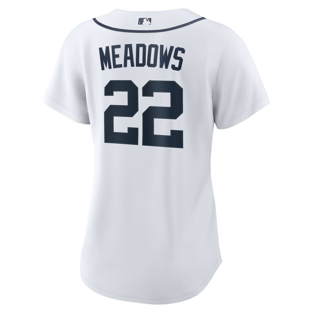 Detroit Tigers Parker Meadows Nike Women's Home Replica Jersey - White Team Jersey Sports Fan Apparel