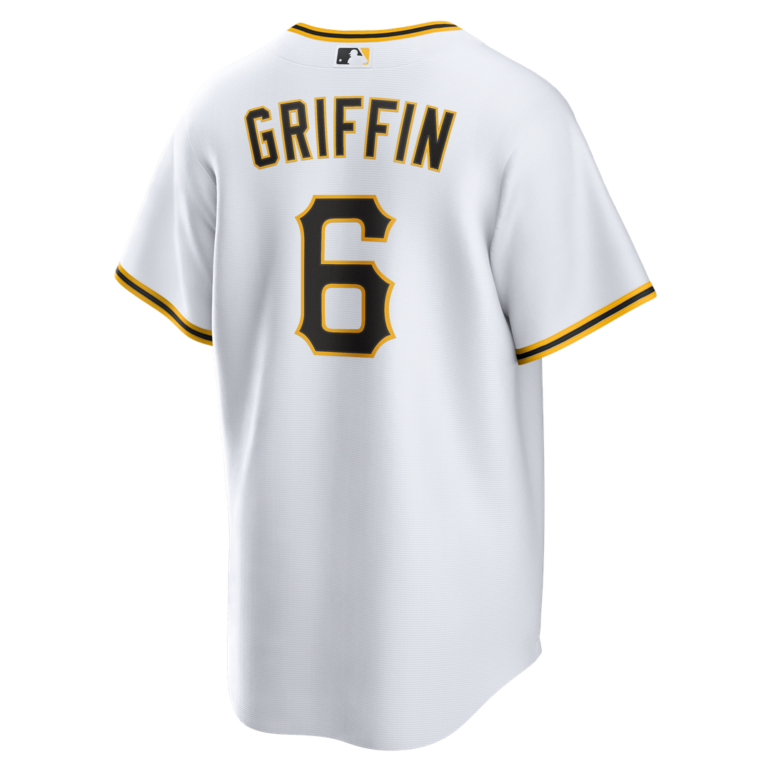 Pittsburgh Pirates Konnor Griffin Nike Home Replica Jersey - White Team Jersey Sports Fan Apparel