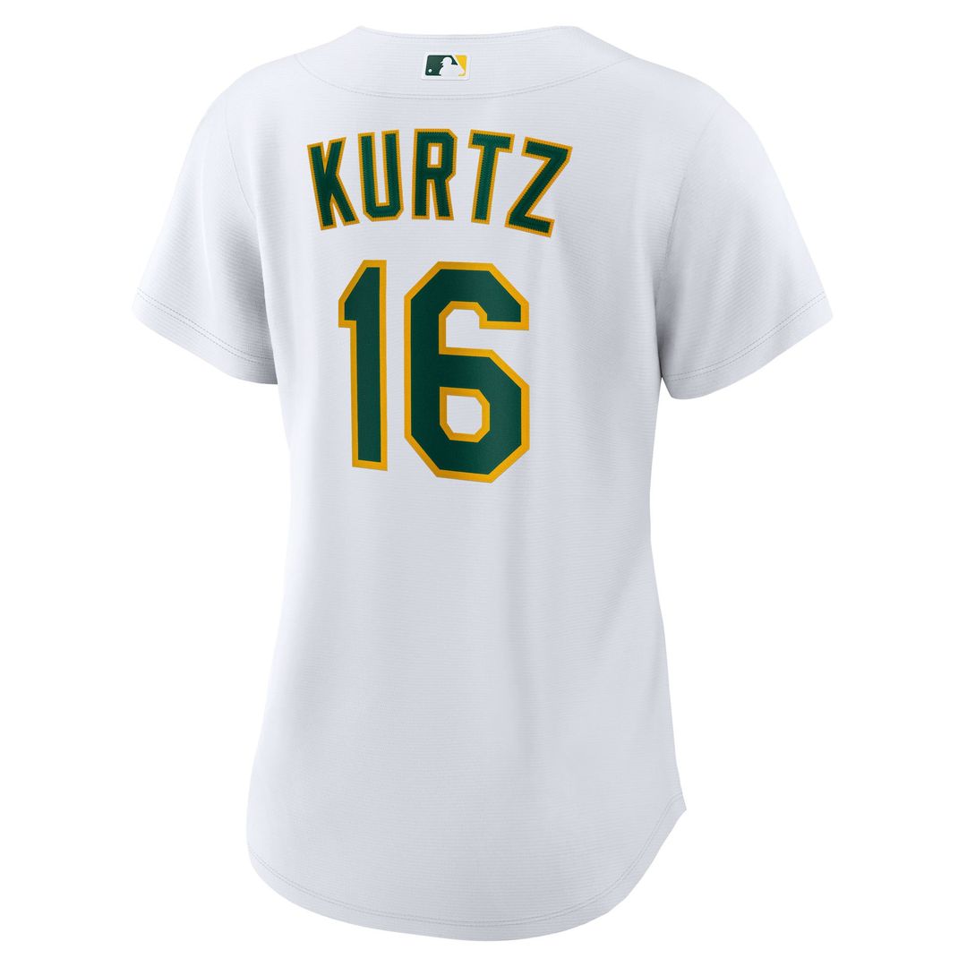 Athletics Nick Kurtz Nike Women's Home Replica Player Jersey - White Team Jersey Sports Fan Apparel