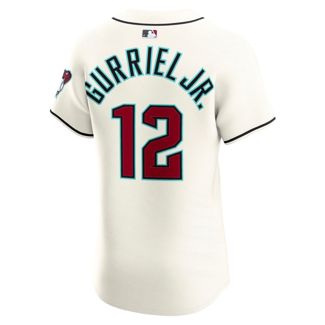 Arizona Diamondbacks Lourdes Gurriel Jr. Nike Home Elite Jersey - Cream Team Jersey Sports Fan Apparel