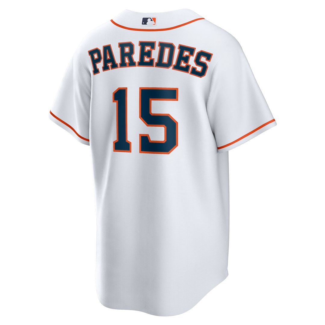 Houston Astros Isaac Paredes Nike Home Replica Jersey - White Team Jersey Sports Fan Apparel