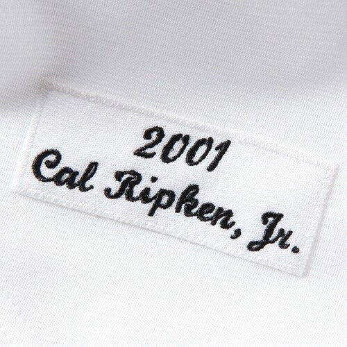 Baltimore Orioles Cal Ripken Mitchell & Ness Home Authentic Jersey - White Team Jersey Sports Fan Apparel