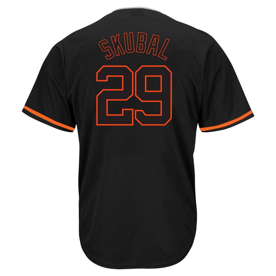 Detroit Tigers Tarik Skubal Profile Big & Tall Pop Fashion Jersey - Black Team Jersey Sports Fan Apparel