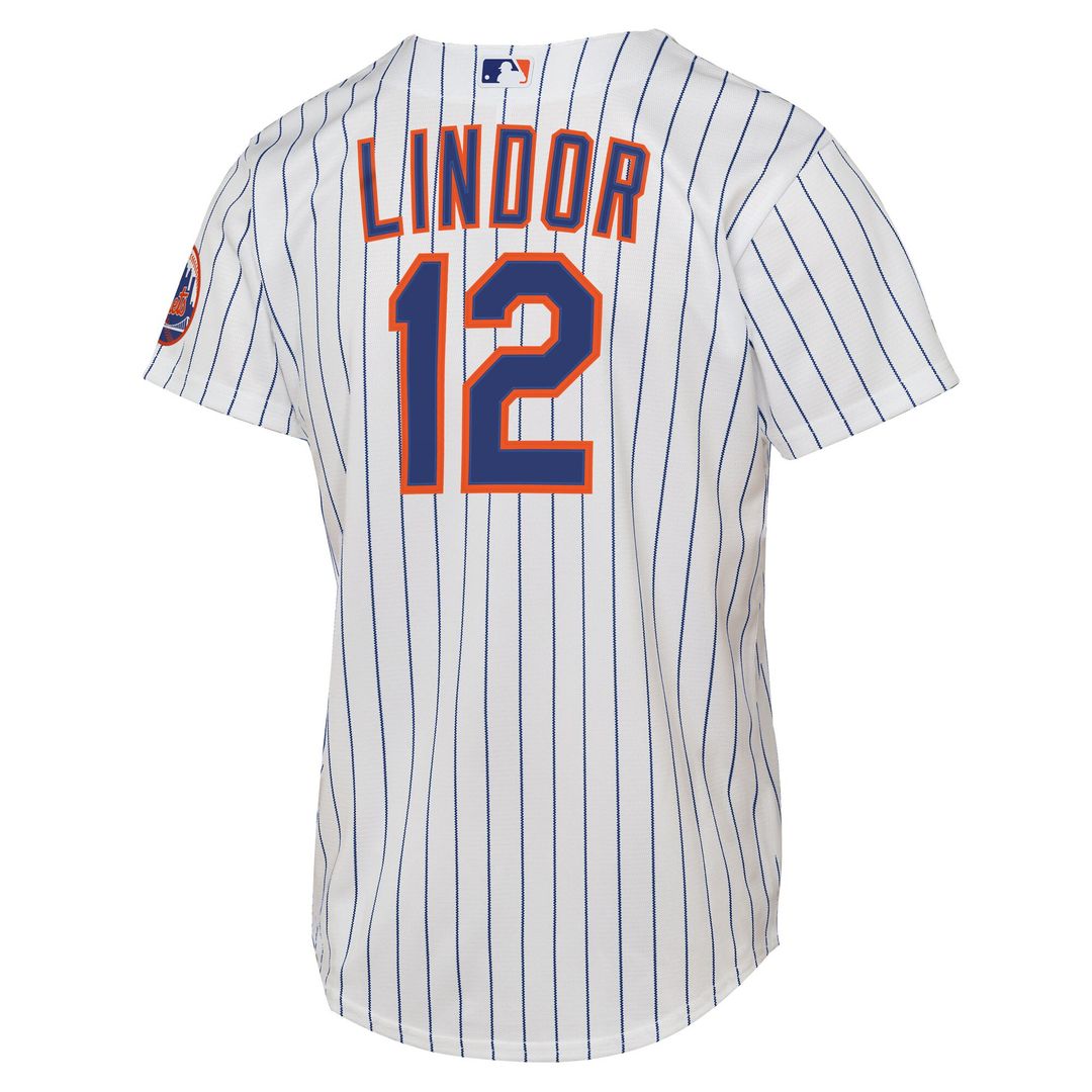 New York Mets Francisco Lindor Nike Youth Road Stadium Player Jersey - Gray Team Jersey Sports Fan Apparel