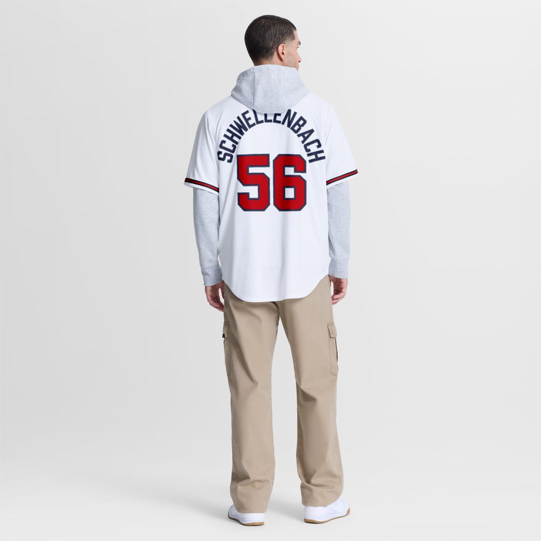 Atlanta Braves Spencer Schwellenbach Nike Home Replica Jersey - White Team Jersey Sports Fan Apparel