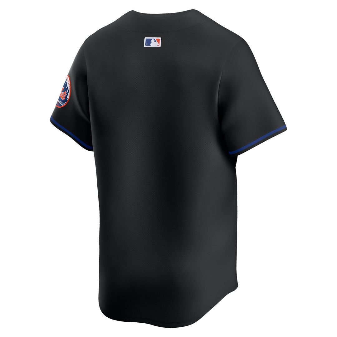 New York Mets Nike Alternate Limited Jersey - Black Team Jersey Sports Fan Apparel