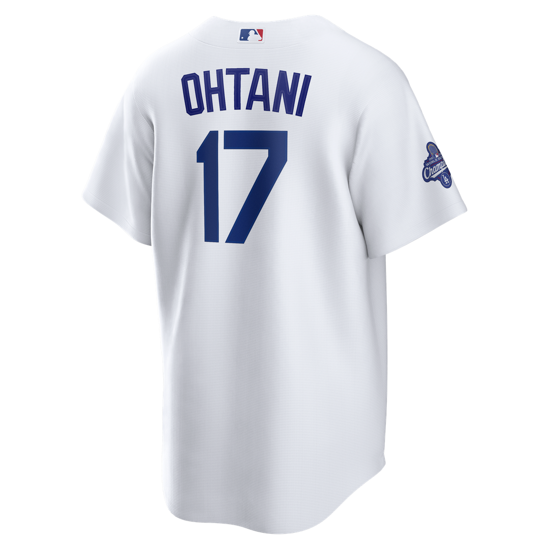Los Angeles Dodgers Shohei Ohtani Nike 2025 World Series Champions Home Replica Jersey - White Team Jersey Sports Fan Apparel