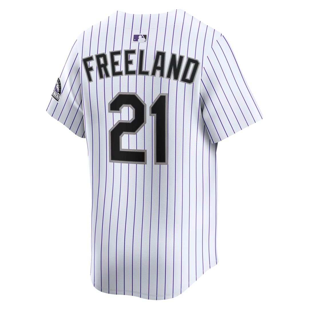 Colorado Rockies Kyle Freeland Nike Home Limited Player Jersey - White Team Jersey Sports Fan Apparel