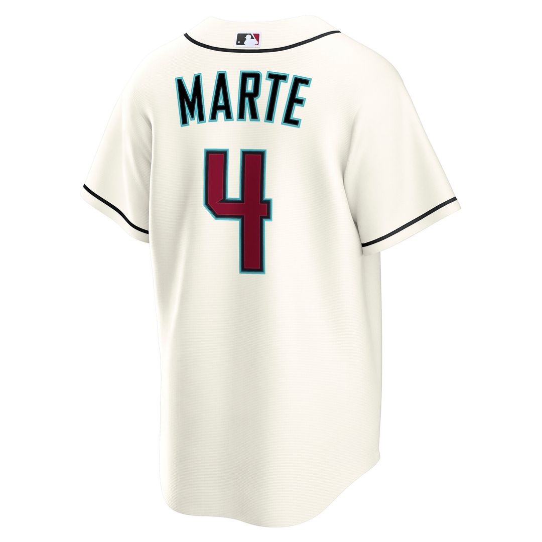 Arizona Diamondbacks Ketel Marte Nike Home Replica Jersey - Cream Team Jersey Sports Fan Apparel