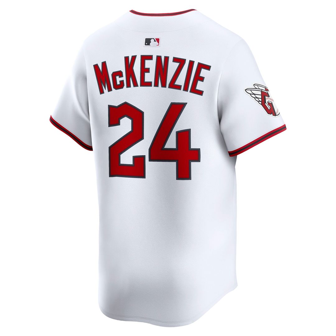 Cleveland Guardians Triston McKenzie Nike Home Limited Player Jersey - White Team Jersey Sports Fan Apparel