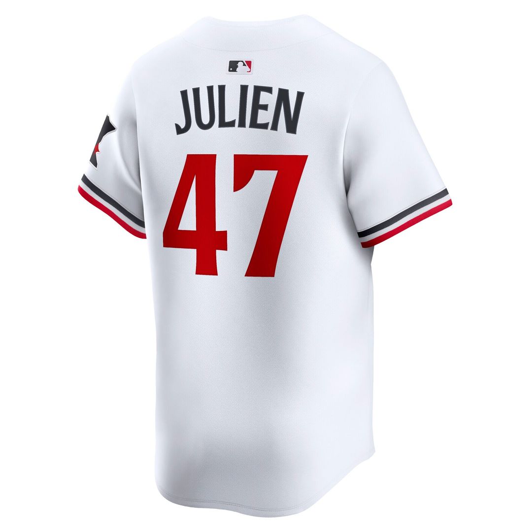 Minnesota Twins Edouard Julien Nike Home Limited Player Jersey - White Team Jersey Sports Fan Apparel