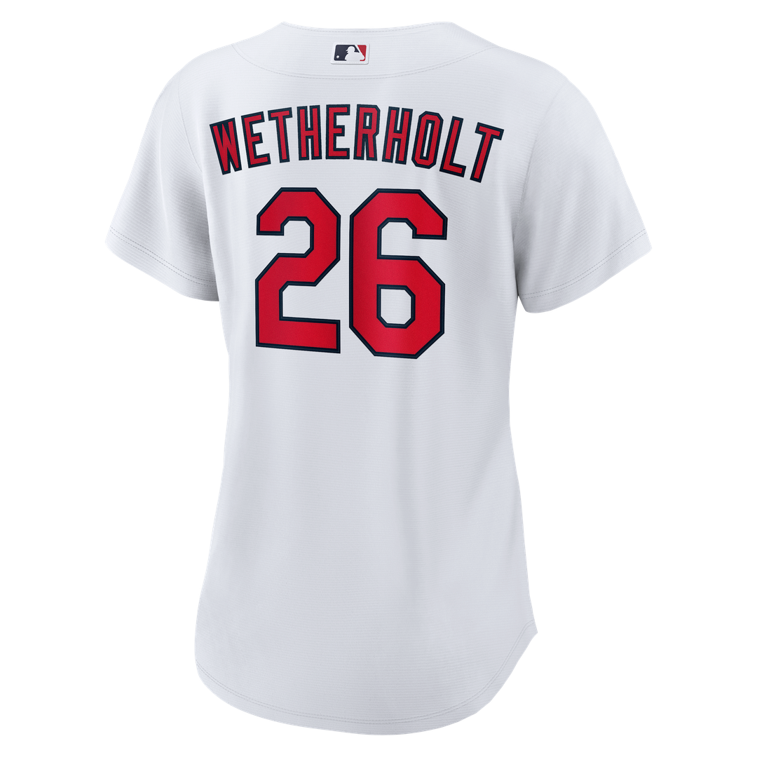 St. Louis Cardinals JJ Wetherholt Nike Women's Home Replica Jersey - White Team Jersey Sports Fan Apparel