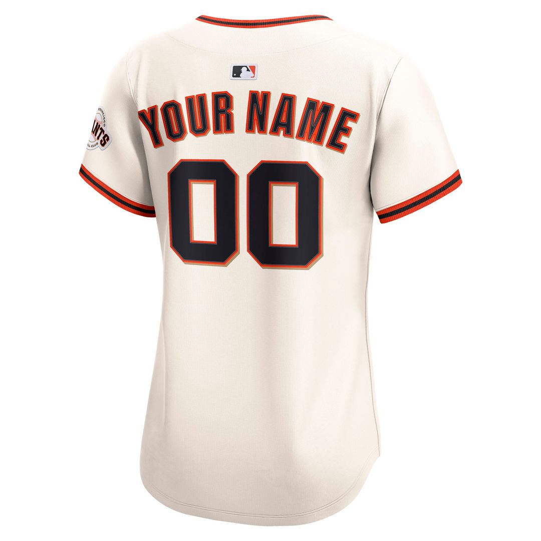 San Francisco Giants Nike Women's Home Limited Custom Jersey - Cream Team Jersey Sports Fan Apparel