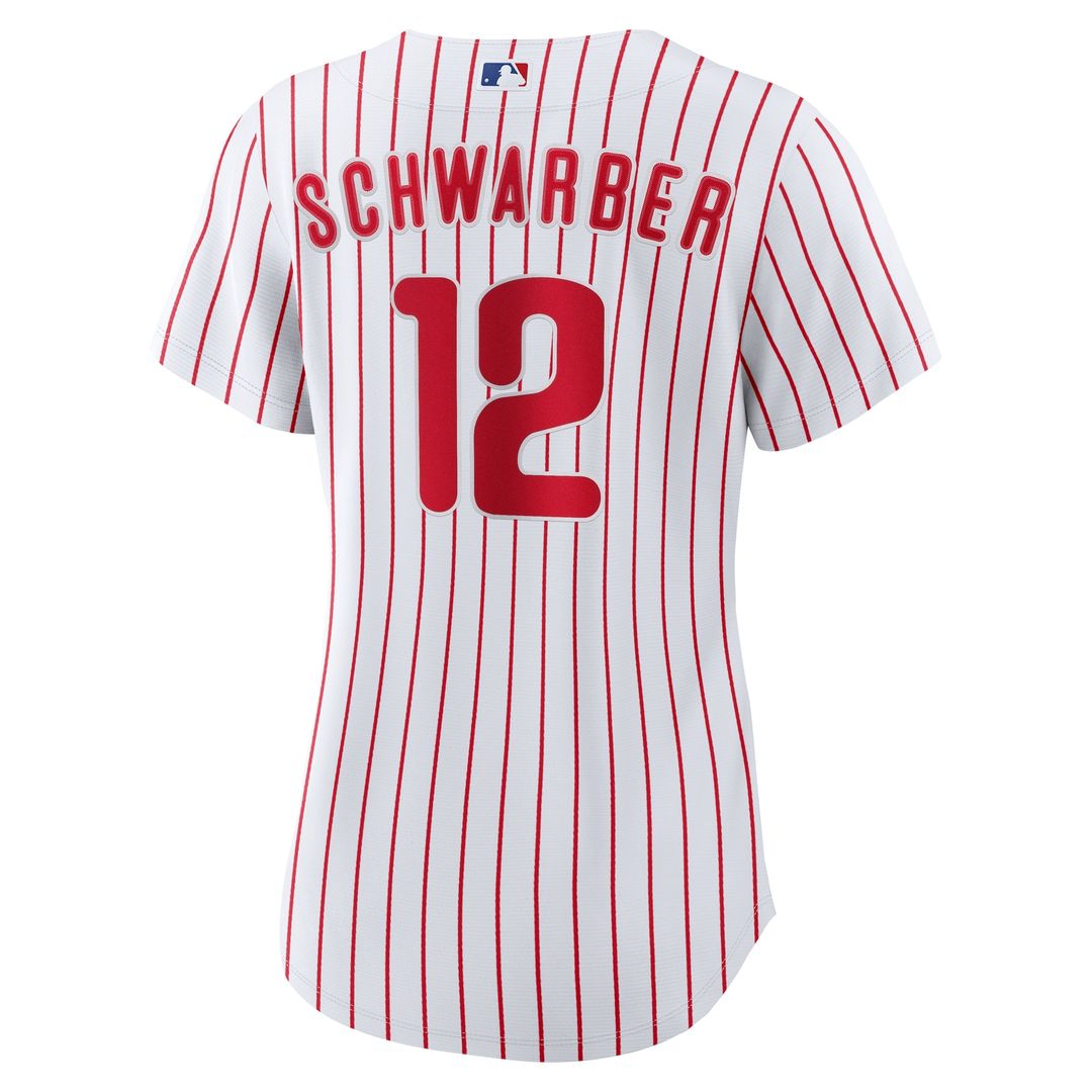 Philadelphia Phillies Kyle Schwarber Nike Women's Home Replica Jersey - White Team Jersey Sports Fan Apparel