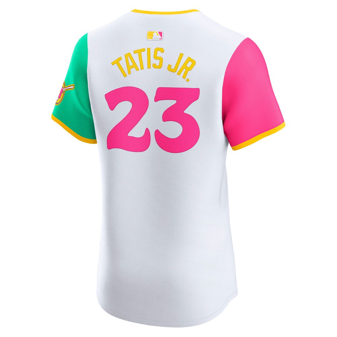 San Diego Padres Fernando Tatis Jr. Nike City Connect Elite Jersey - White Team Jersey Sports Fan Apparel
