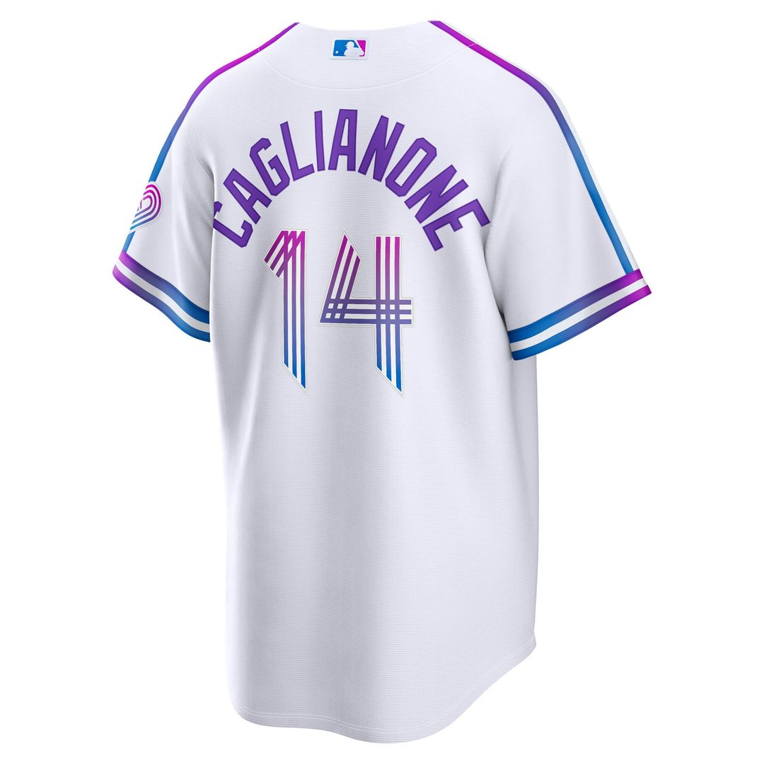 Kansas City Royals Jac Caglianone Nike 2026 City Connect Stadium Jersey - White Team Jersey Sports Fan Apparel
