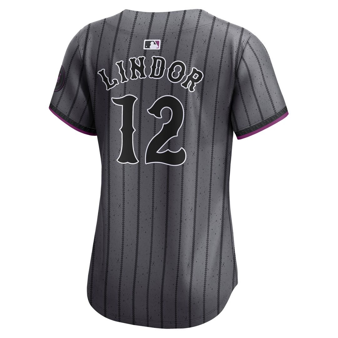 New York Mets Francisco Lindor Nike Women's City Connect Limited Jersey - Gray Team Jersey Sports Fan Apparel
