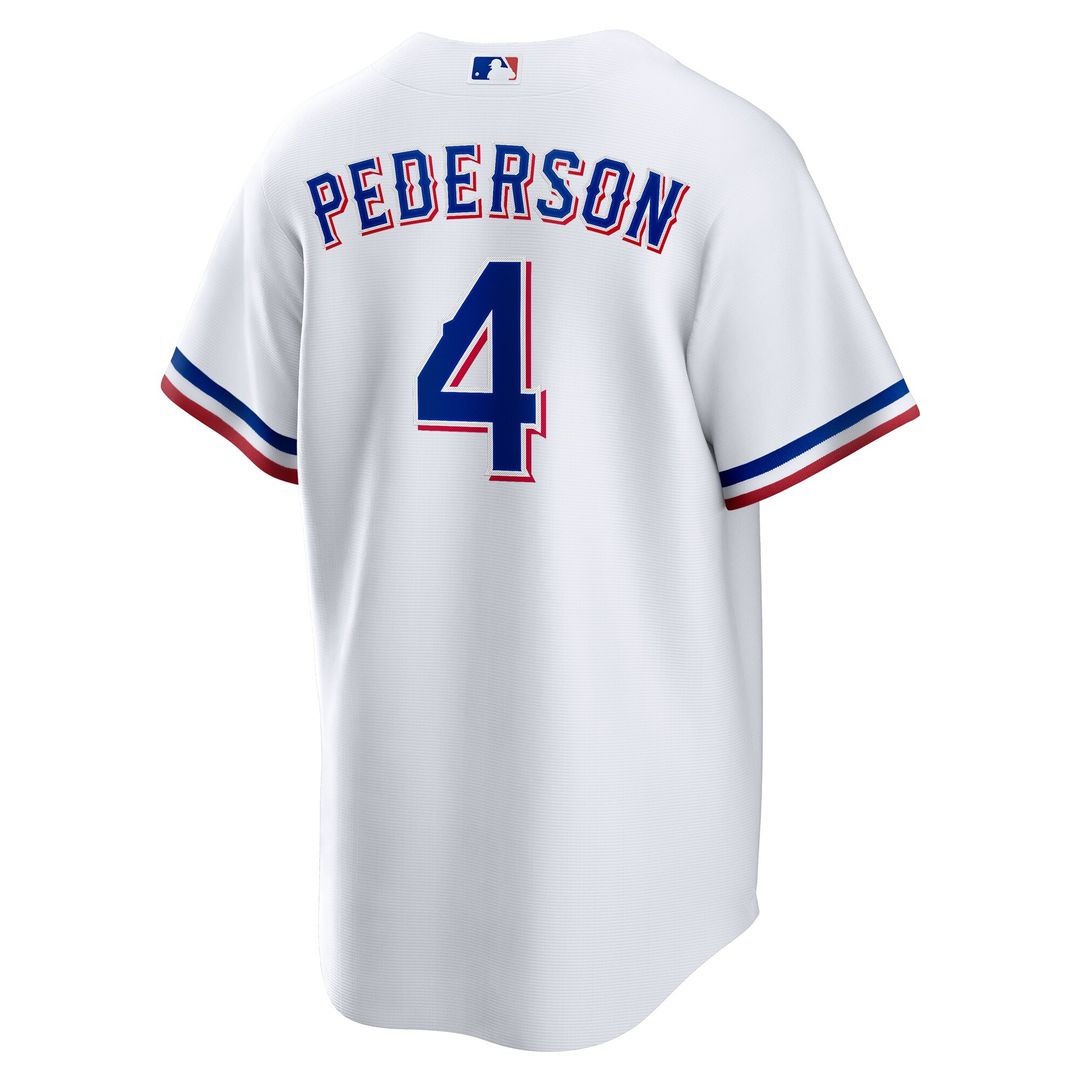 Texas Rangers Joc Pederson Nike Home Replica Jersey - White Team Jersey Sports Fan Apparel