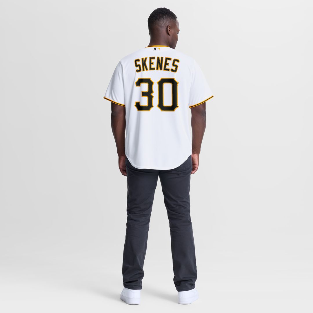 Pittsburgh Pirates Paul Skenes Nike Home Replica Jersey - White Team Jersey Sports Fan Apparel