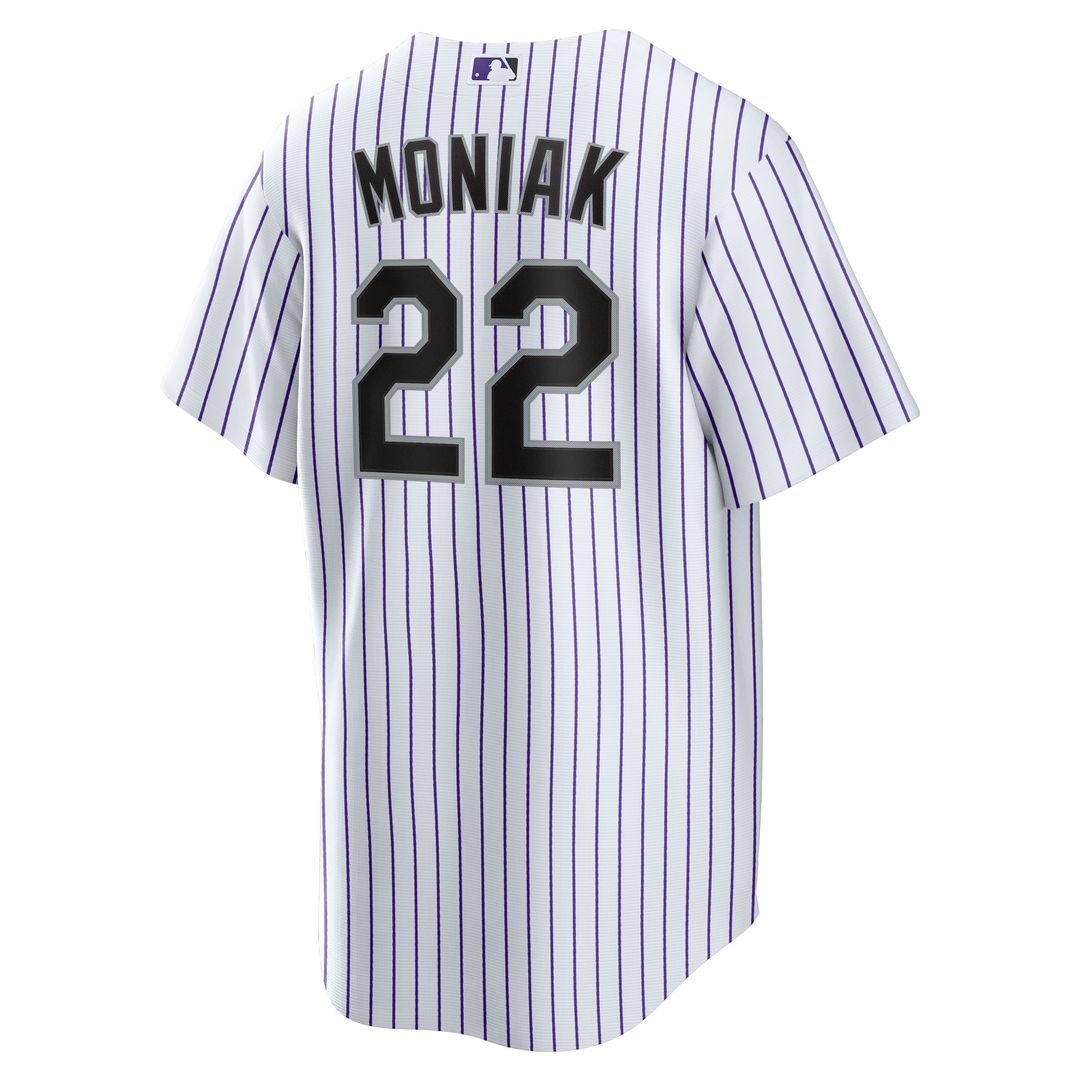 Colorado Rockies Mickey Moniak Nike Home Replica Jersey - White Team Jersey Sports Fan Apparel