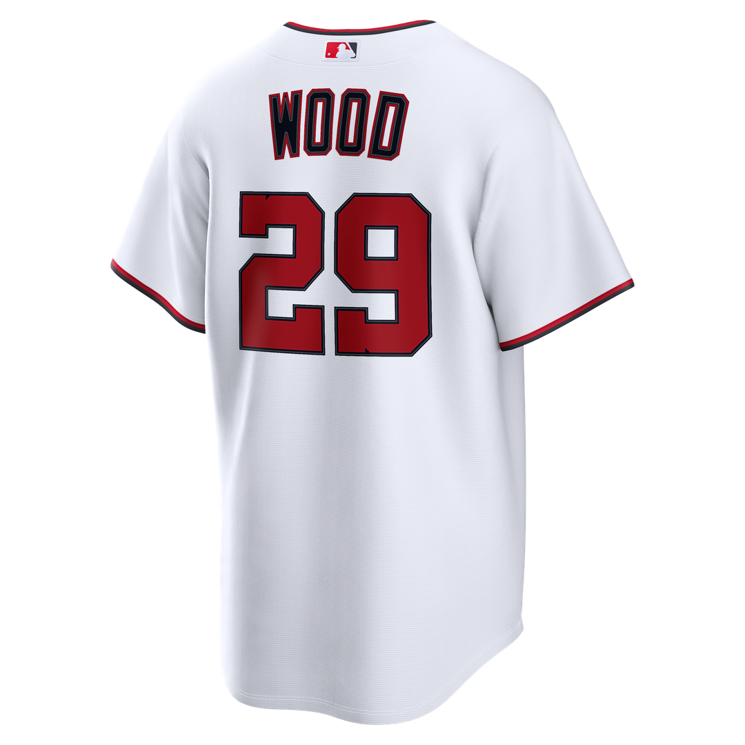 Washington Nationals James Wood Nike Home Replica Jersey - White Team Jersey Sports Fan Apparel