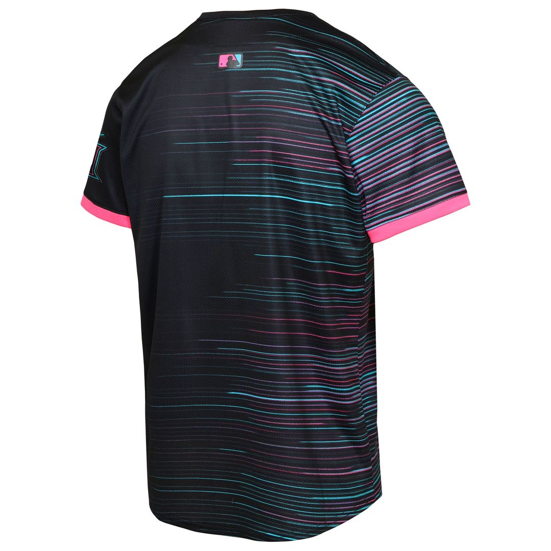 Miami Marlins Youth 2025 City Connect Limited Jersey - Black Team Jersey Sports Fan Apparel