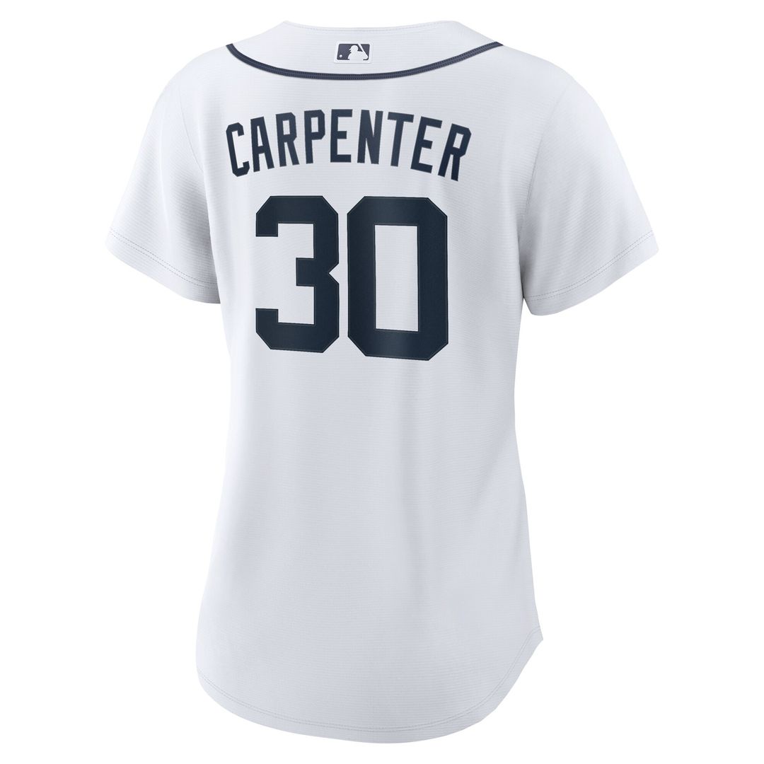 Detroit Tigers Kerry Carpenter Nike Women's Home Replica Jersey - White Team Jersey Sports Fan Apparel