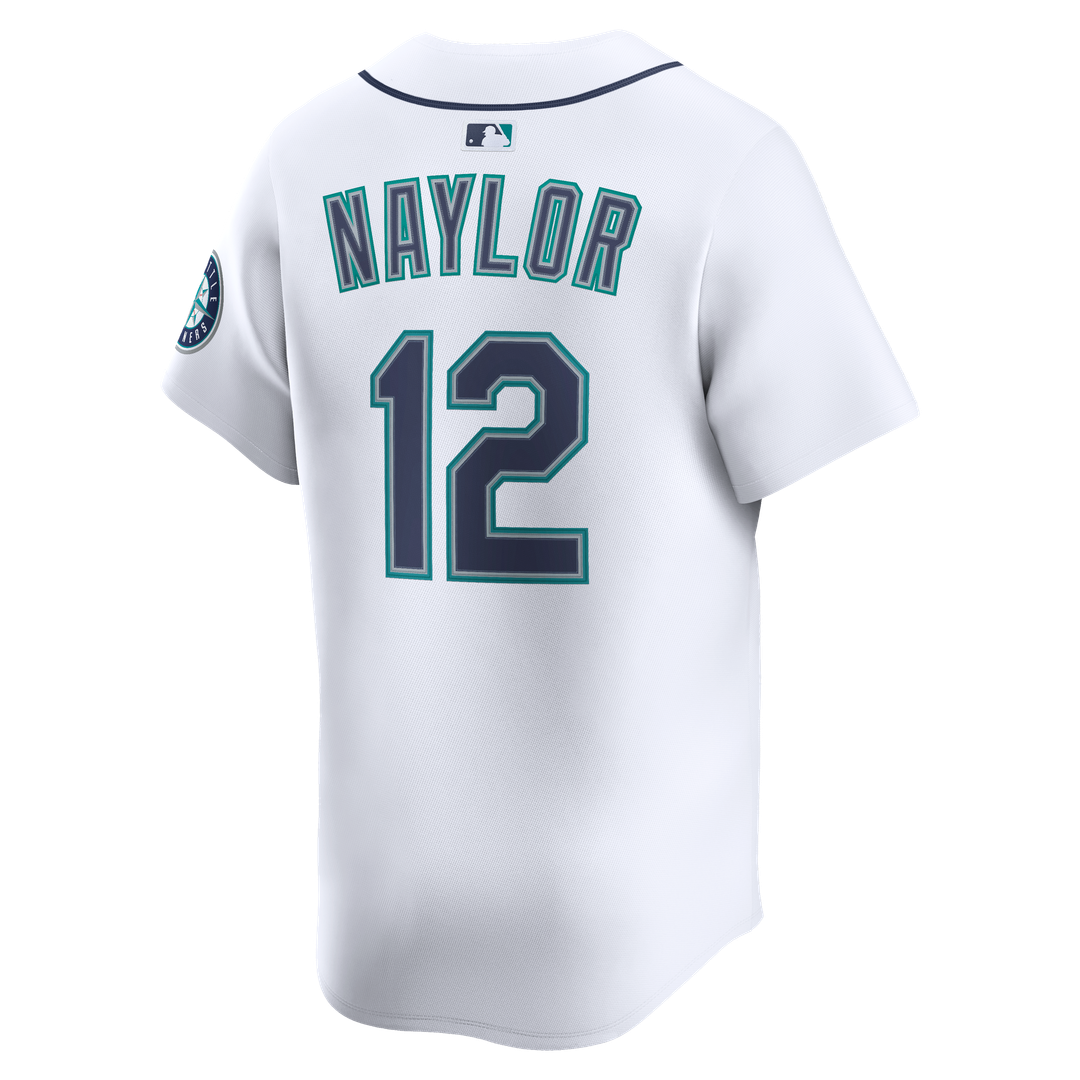 Seattle Mariners Josh Naylor Nike Home Limited Jersey - White Team Jersey Sports Fan Apparel