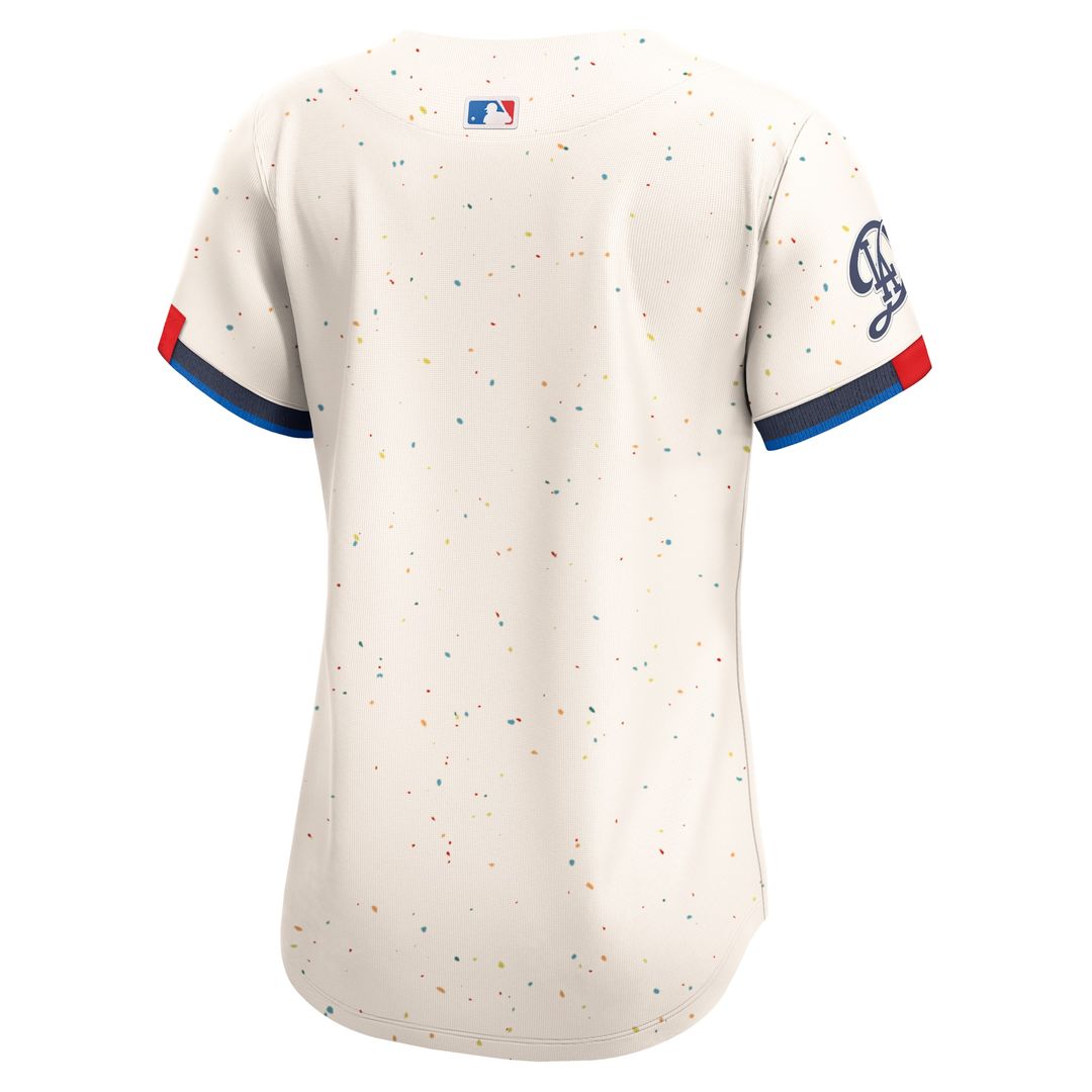 Los Angeles Dodgers Nike Women's City Connect Limited Jersey - Cream Team Jersey Sports Fan Apparel