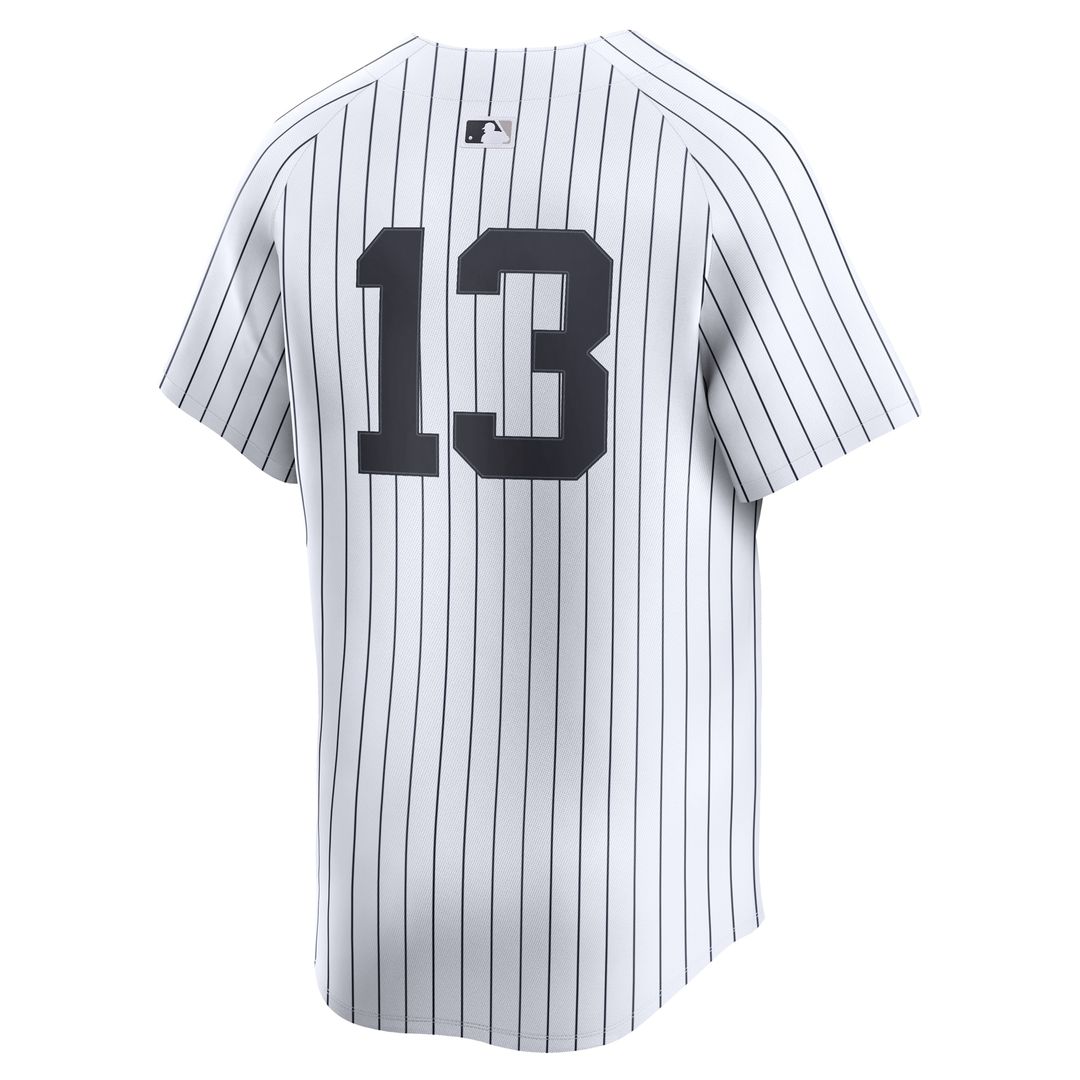 New York Yankees Jazz Chisholm Jr. Nike Home Limited Player Jersey - White Team Jersey Sports Fan Apparel