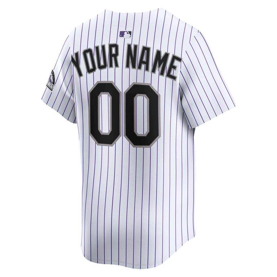 Colorado Rockies Nike Alternate Limited Custom Jersey - Purple Team Jersey Sports Fan Apparel