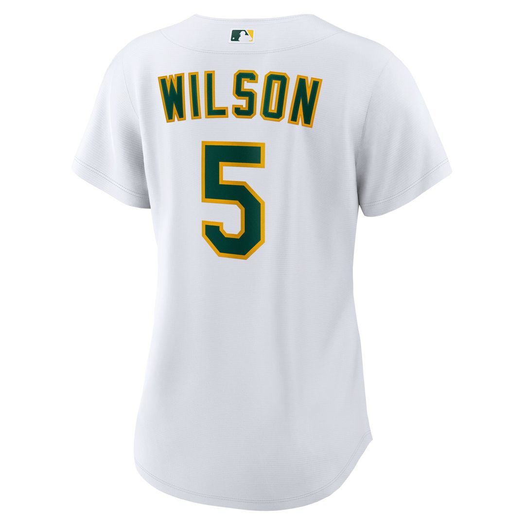 Athletics Jacob Wilson Nike Women's Home Replica Jersey - White Team Jersey Sports Fan Apparel