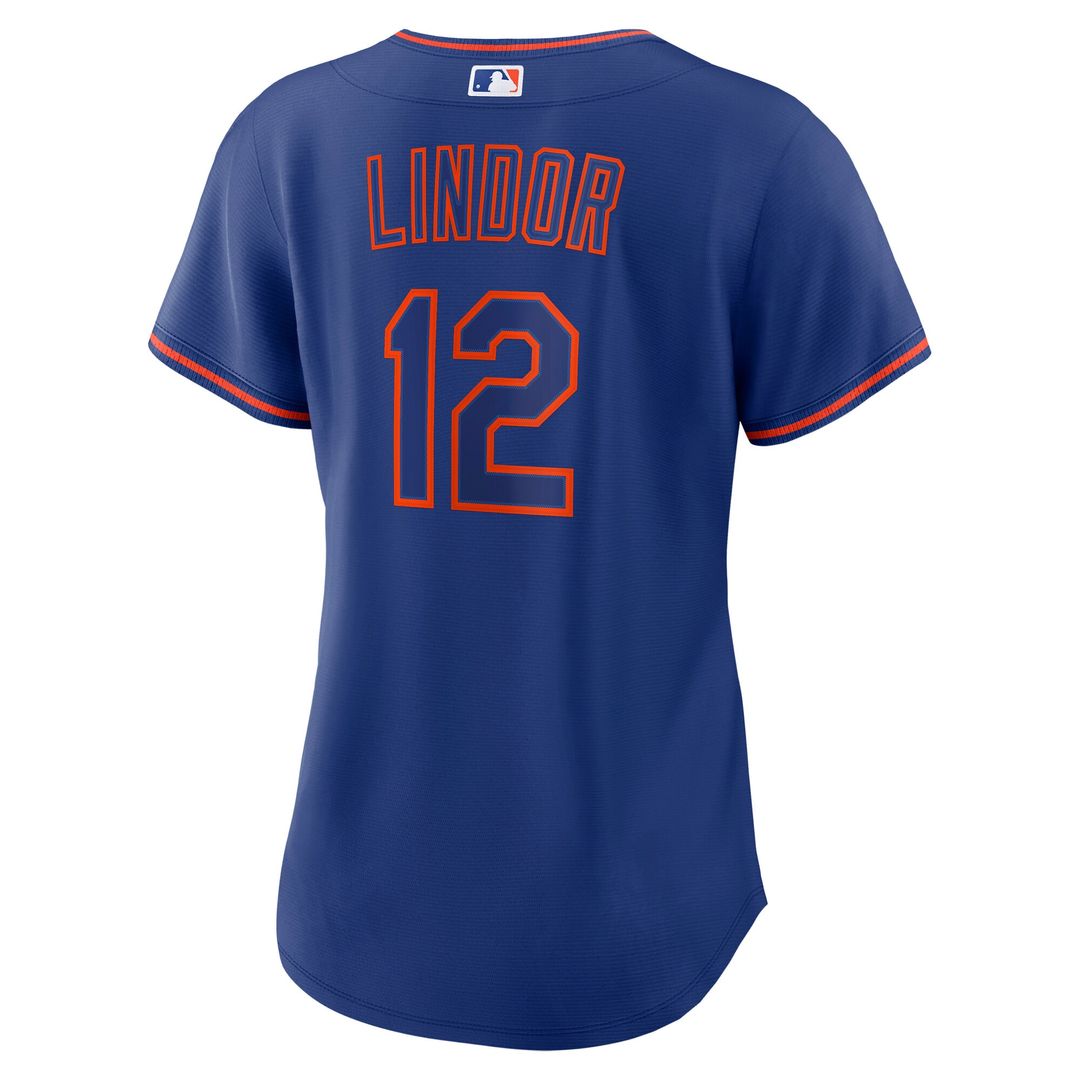 New York Mets Francisco Lindor Nike Women's Alternate Replica Jersey - Royal Team Jersey Sports Fan Apparel