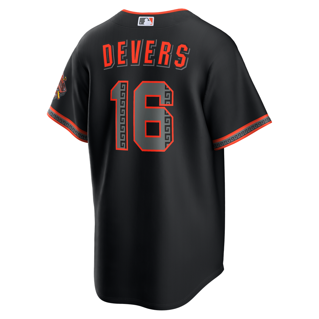 San Francisco Giants Rafael Devers Nike Alternate Stadium Jersey - Black Team Jersey Sports Fan Apparel