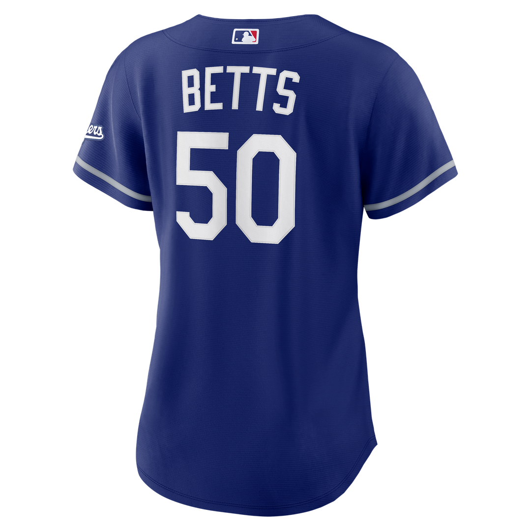 Los Angeles Dodgers Mookie Betts Nike Women's Alternate Stadium Jersey - Royal Team Jersey Sports Fan Apparel