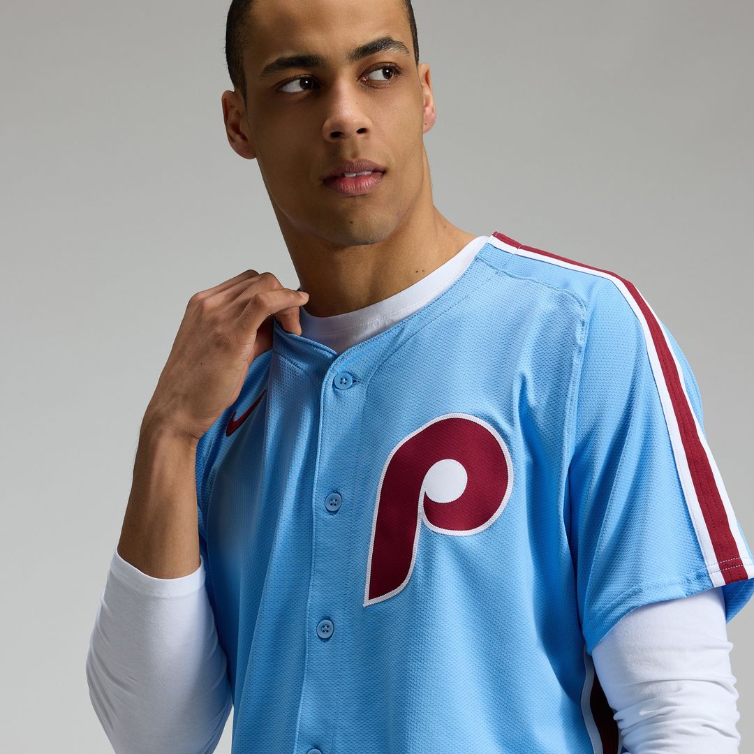Philadelphia Phillies Nike Alternate 2 Elite Jersey - Cream Team Jersey Sports Fan Apparel
